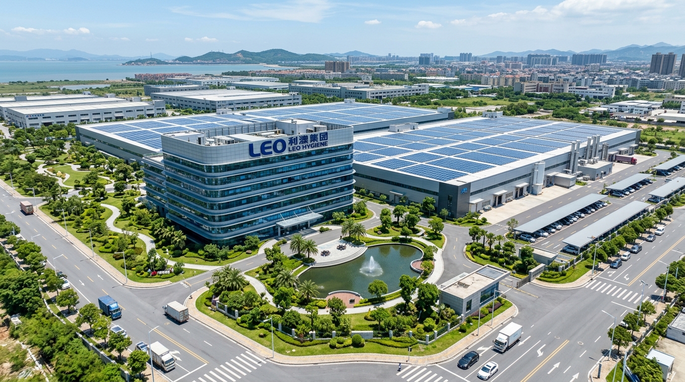 Baron Group (巴龙集团) Modern Manufacturing Campus and Solar Rooftop Array Aerial View